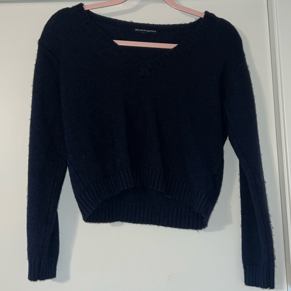 brandy melville blue sweater